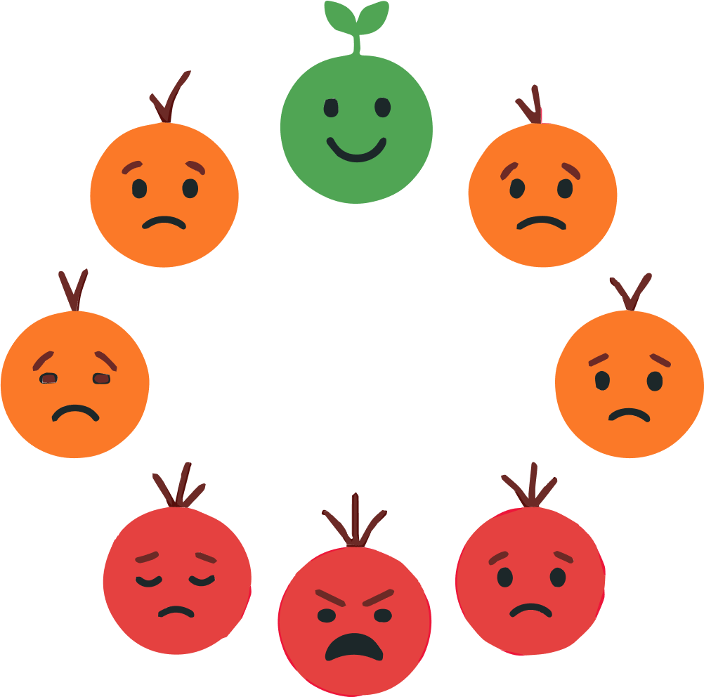 The 3Cs emotion circle